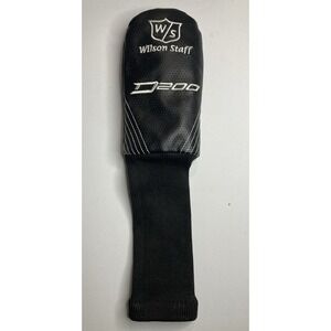 Wilson Staff D200 Fairway Wood Headcover – Black Sock Style Golf Club Cover